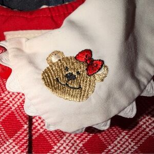 Casual red and white bear dress